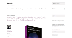 Desktop Screenshot of ferozia.com