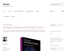 Tablet Screenshot of ferozia.com